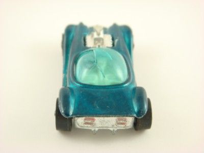 1969 Hot Wheels   BEATNIK BANDIT   Redline   HK   Aqua   #6217  