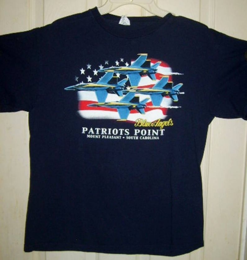 United States Navy Blue Angels Patriots Point Mount Pleasant SC T 