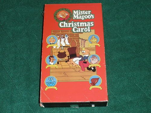 Mister Magoos Christmas Carol VHS Video~Jim Backus  