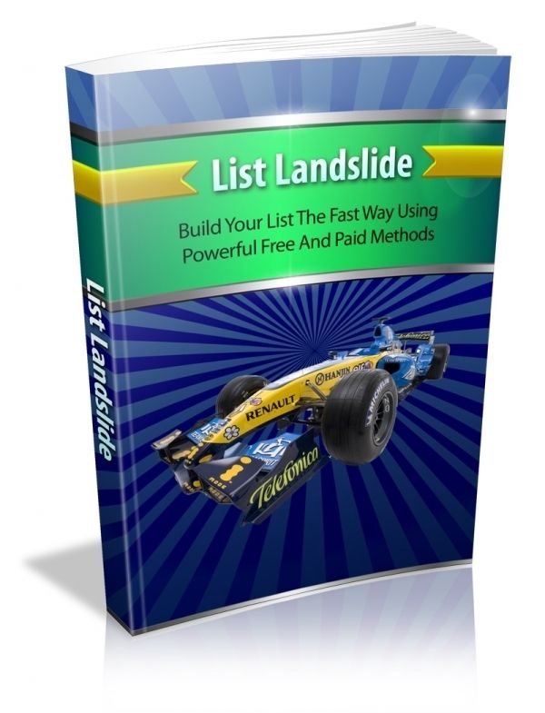 List Landslide Ebook With Master Resell Rights on CD  