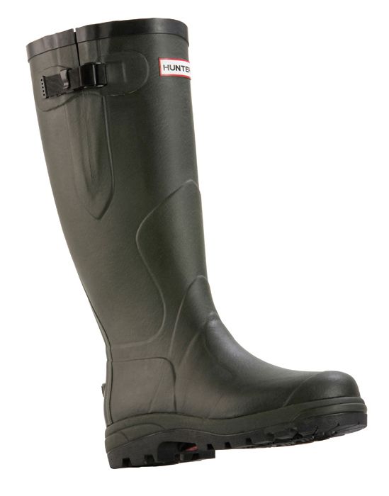 Hunter Classic Balmoral Wellington Boots   Dark Olive  