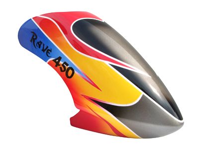 FUSUNO Airbrush Fiberglass Canopy RAVE 450   FUC 4001R  