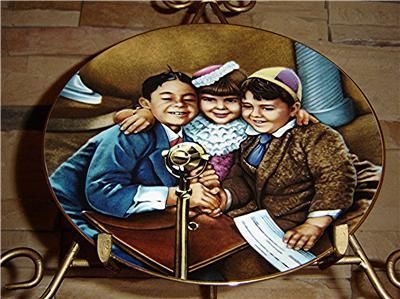 Three For The Show LITTLE RASCALS Pinch Singer Plate~  