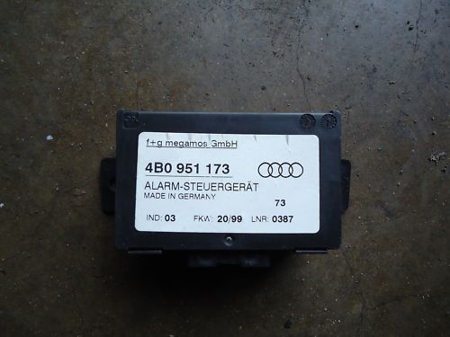 1998 01 Audi A6 Security Alarm Module 4b0 951 173 OEM  