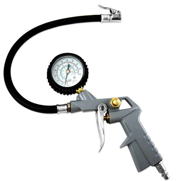 220psi LOCK ON TIRE INFLATOR WITH AIR PRESSURE GUAGE  