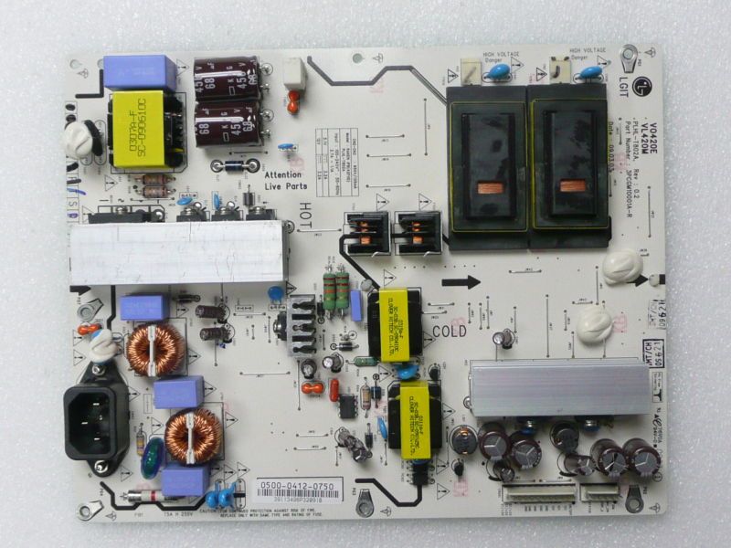 VIZIO VL420M POWER SUPPLY 0500 0412 0750  