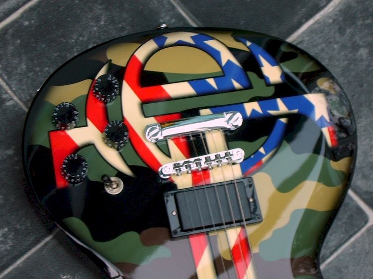 Washburn WI64ANC Nick Catanese Electric Guitar   Camo  