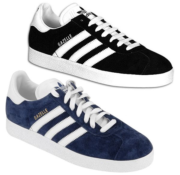 Adidas Gazelle Black and Marine (Navy) / White all size  