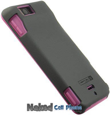 NEW PINK NAZTECH VERTEX CASE SKIN FOR MOTOROLA DROID X  