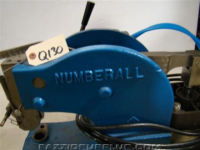 Numberall Air Operated Benchtop Press, 131A  