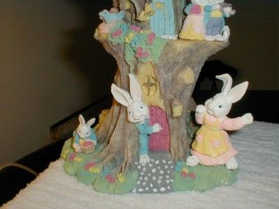   FAMILY RABBITSONS Figurine~HOUSE of LLOYD~Home Interiors~HOMCO  