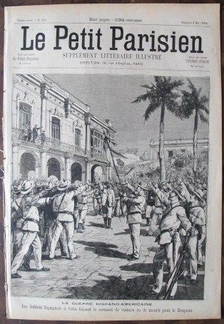 GUERRA HISPANOAMERICANA 1898. LOS SOLDADOS EN ESPAÑOL CUBA JURAN PARA 