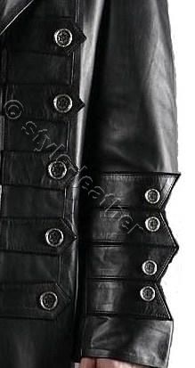   LEATHER GOTH / MATRIX TRENCH COAT Steampunk Gothic Van Helsing  