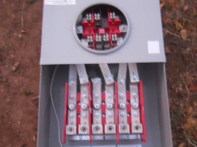   Meter Socket, Service Disconnect Panel 200 Amp Box 480 V, 3R  