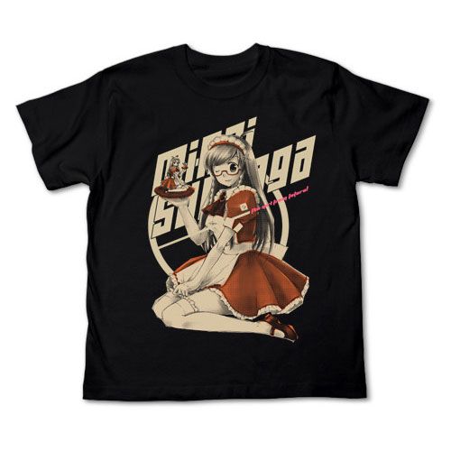 Mirai of the Future Maid Mirai Suenaga Men TShirt Black  