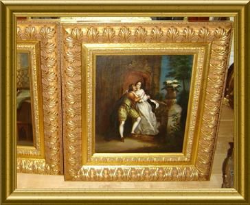 ANTIQUE ITALIAN AMAZING PAIR C1700S Oil Paintings RARE  