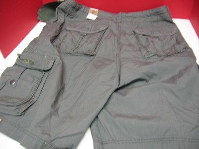 UNIONBAY PALM VINTAGE CARGO SHORTS SURPLUS GREEN MEN NEW INNER 