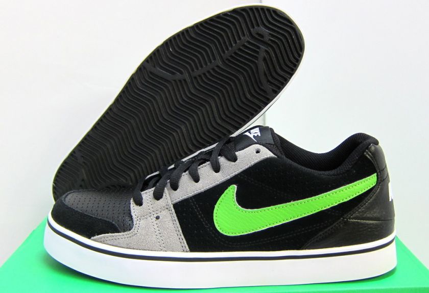 NEW MENS RUCKUS LOW [395770 019] BLACK GREEN APPLE  