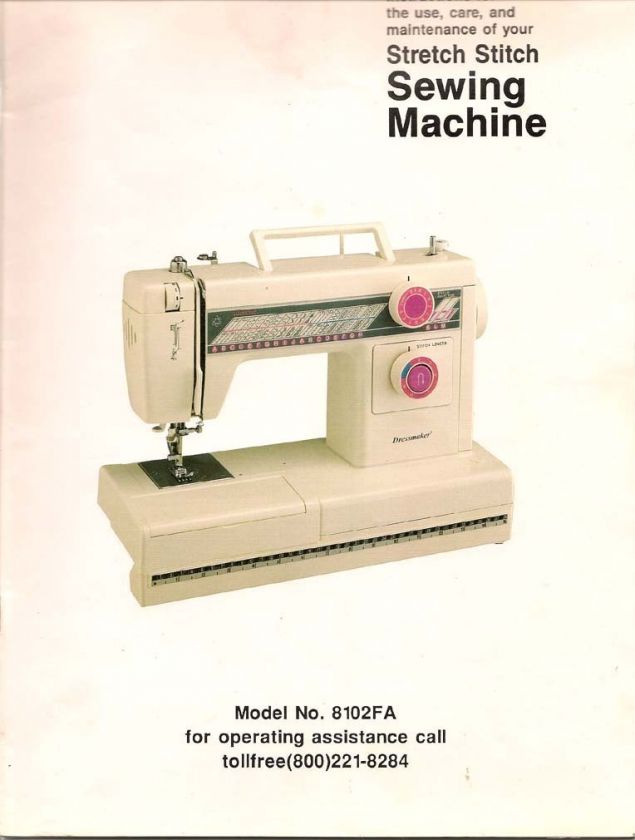 DRESSMAKER SEWING MACHINE MANUAL  