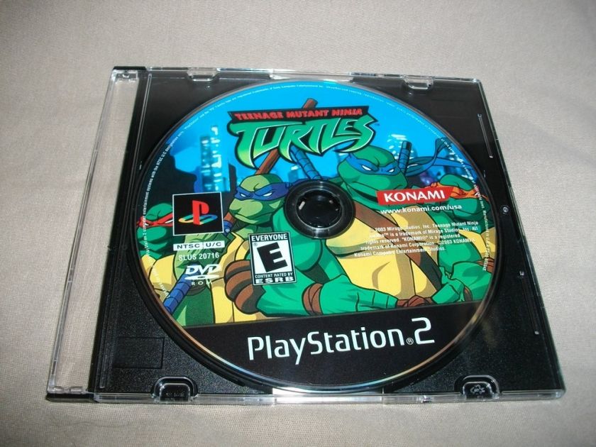 Teenage Mutant Ninja Turtles (PS2) NICE DISK 083717200628  