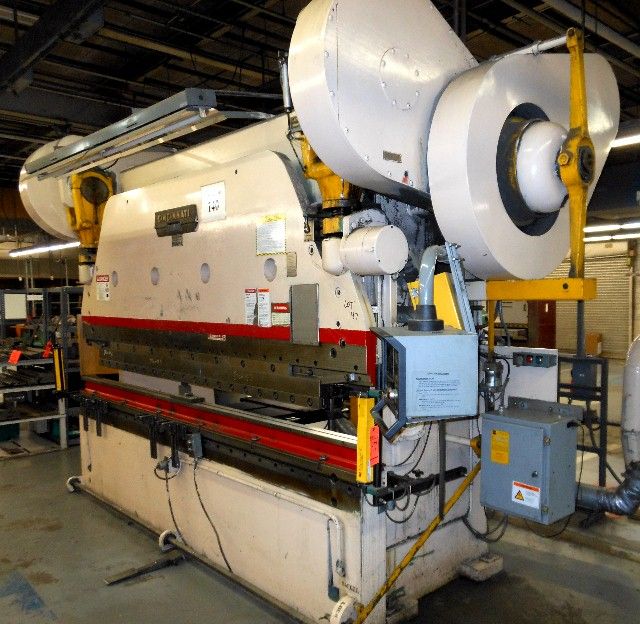 225 TON CINCINNATI SERIES PRESS BRAKE w/HURCO AUTOBEND 7 CNC BACK 