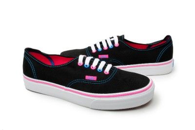 Vans Shoes Authentic VN 0KUM17T Black, Pink, Blue  