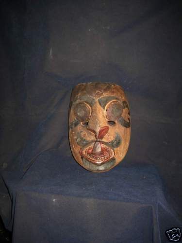 D# Kalimantan Topeng Dayak Ibanic Ceremony Mask Borneo  