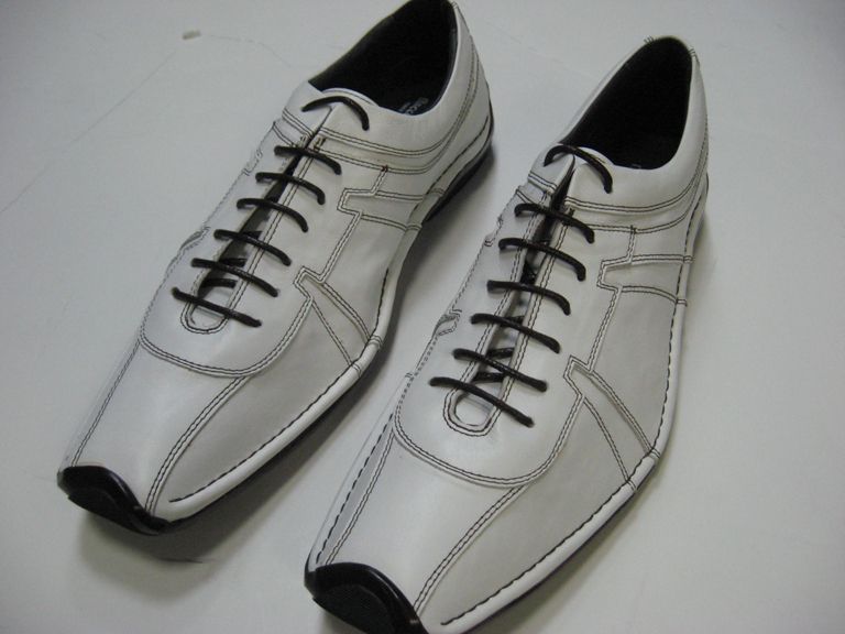 Bacco Bucci Sanders Casual Oxford White size 17  