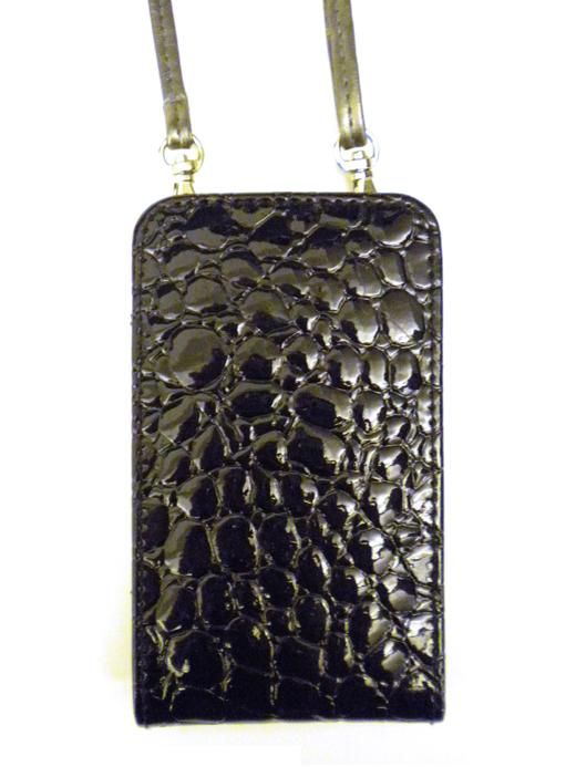 CROSS BODY PURSE CASE ID HOLDER BLACKBERRY IPHONE PHONE  