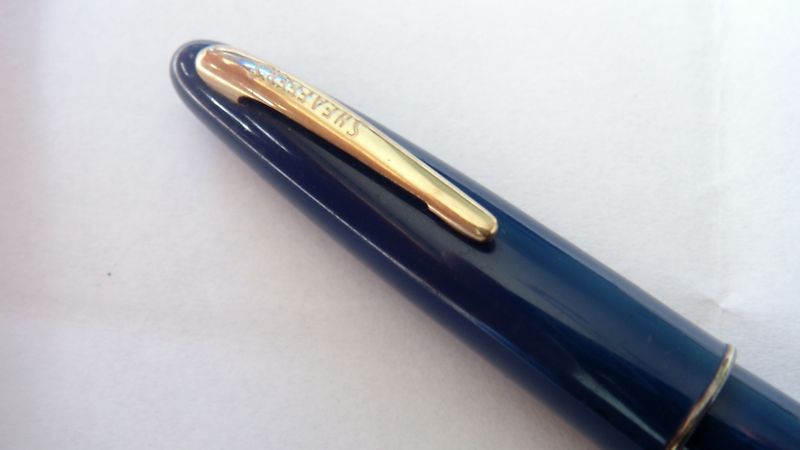 VINTAGE SHEAFFER CRAFTSMAN 500,BLUE, BALLPOINT PEN  