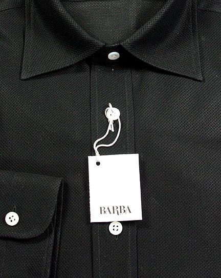 New $325 Barba Napoli Black Shirt 15.75/40  