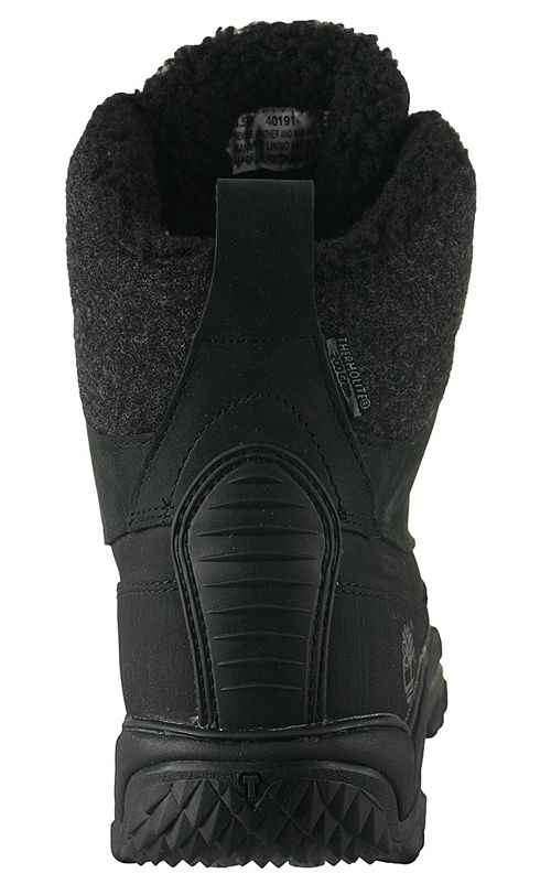 Timberland Mens Snow Boots Rime Ridge 6 inch Duck Waterproof Black 