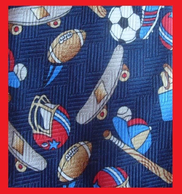   THEME Tie 50 Football Soccer Baseball Skatebord Table Tennis  