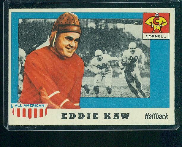 1955 TOPPS ALL AMERICAN #15 EDDIE KAW CORNELL EX 8463  