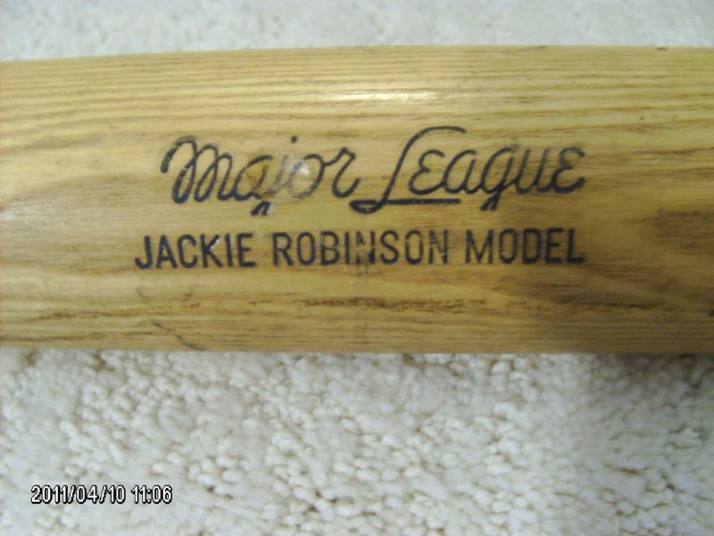 Jackie Robinson’s Baseball Bat   #44 Hall of Fame 1962 ***New Lower 