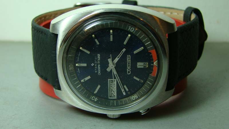 SUPERB VINTAGE SEIKO BELLMATIC AUTO ALARM DAY DATE WRIST WATCH OLD 