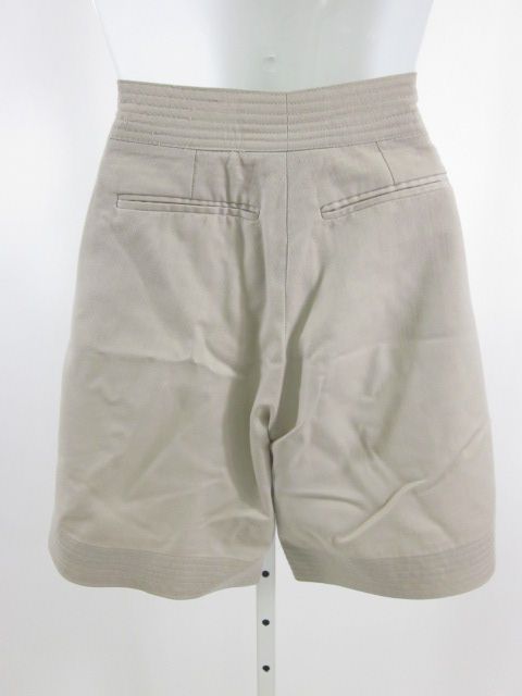 STELLA MCCARTNEY Khaki Tie Waist Band Shorts Sz 42  