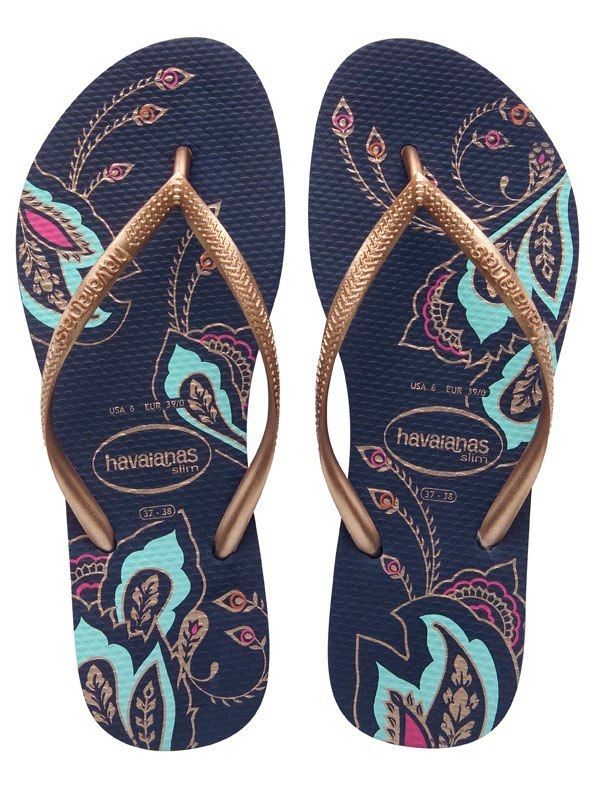 Havaianas Womens Slim Thematic Flip Flops  