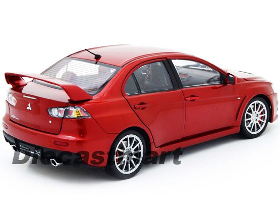   18 MITSUBISHI LANCER EVO EVOLUTION X BRAND NEW DIECAST MODEL CAR RED