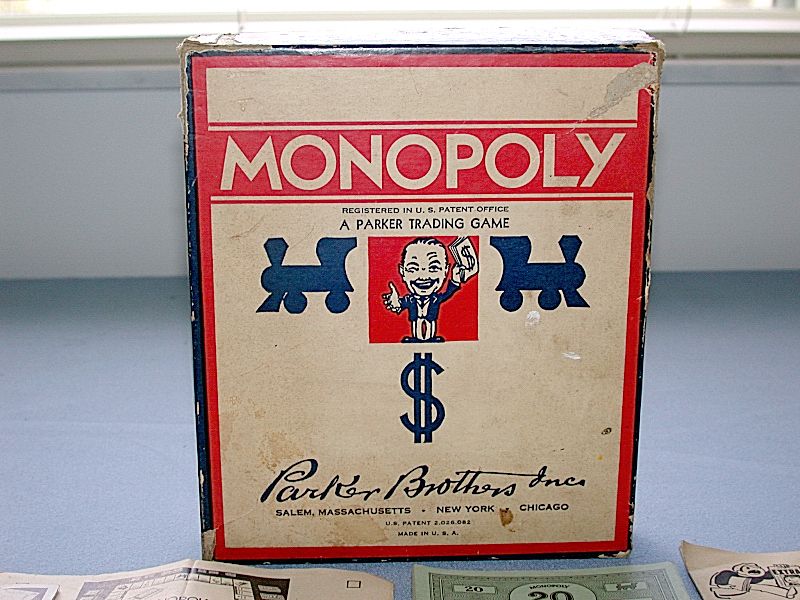   1936 Rare Monopoly Set of Piece If You Have The Board, I Have The Rest