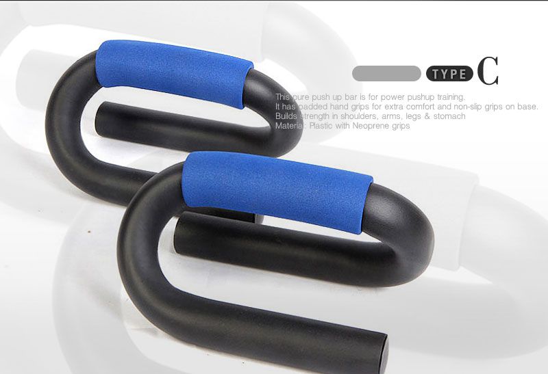 Push Up Bars Handles Chin Pull Up Muscle Fitness Training Exercise GYM 