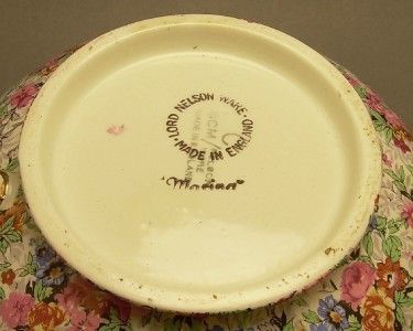 Lord Nelson Ware Marina Chintz Teapot and Cheese Dish  