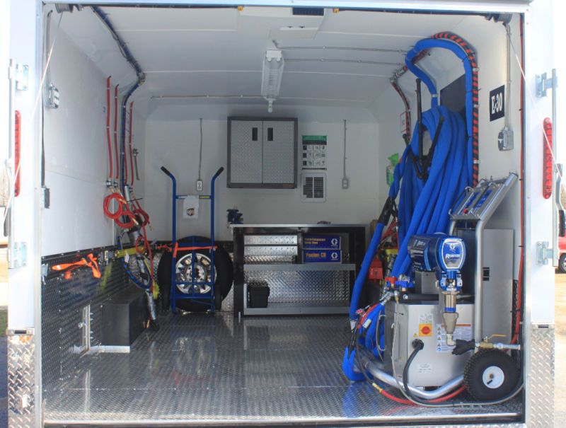 Premium Spray Foam System Rig Graco Reactor Insulation  