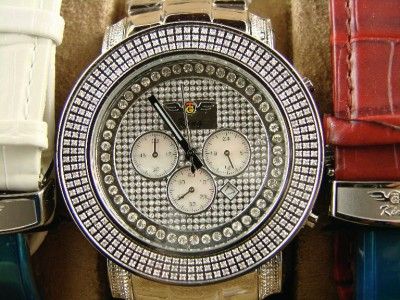 TG KING JOE RODEO JOJO JUNIOR 3 ROW DIAMOND WATCH 2.5 C  