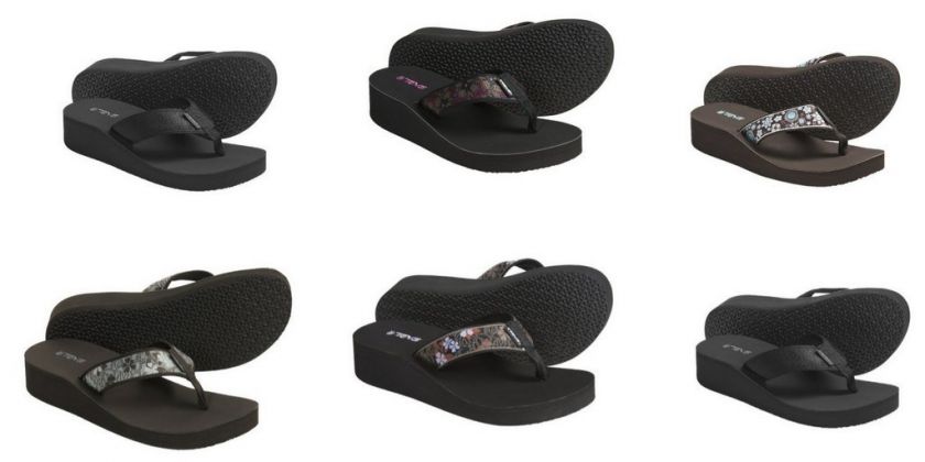 Teva Womens Mandalyn Wedge Sandals flip flops sz 6 10 NEW  