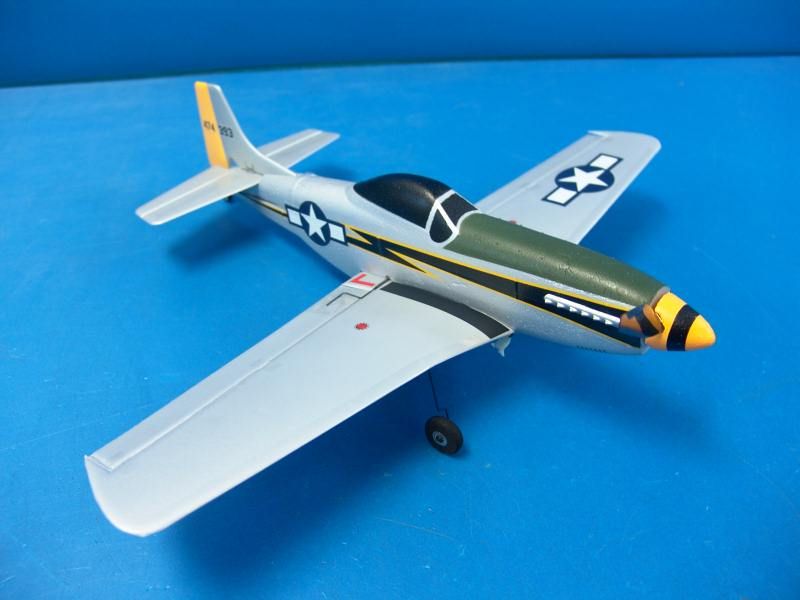   51D Ultra Micro Mustang R/C Electric Airplane BNF Bind N Fly PKZ3680