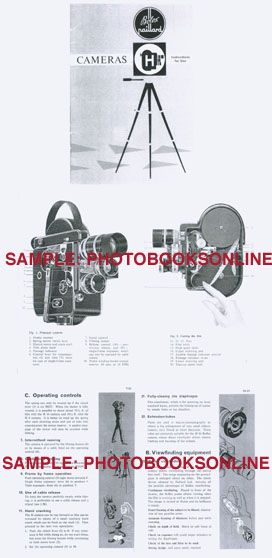 Bolex H8, H16, H8 & H16 Reflex Instruction Manual  