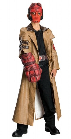 Hellboy Deluxe Child Costume Movie Hellion Child Large Medium Closeout 