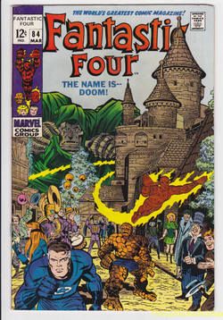 the comic book shop fantastic four 84 vf 8 0