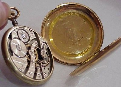   CO. 12s 17j OPEN FACE SWING OUT POCKET WATCH RUNS LOOK PIX  